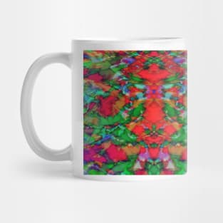 Interlocking ghosts red Mug